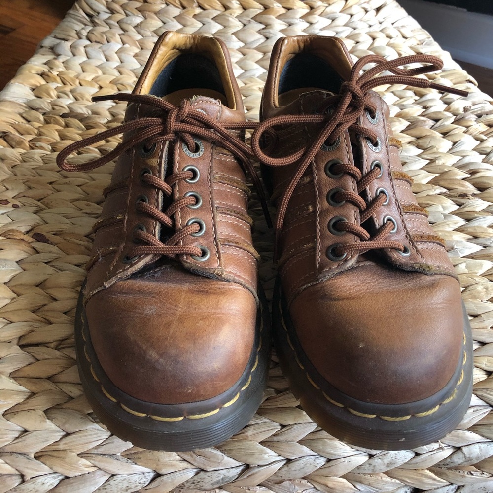 Tan Dr. Martens Boots